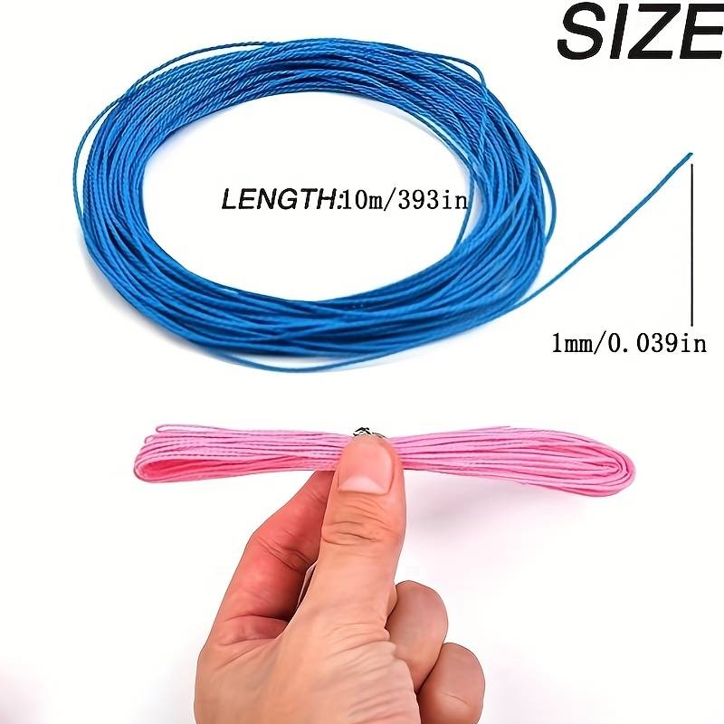 28/30/35 Colors Cord Waxed Polyester Cord Bracelet Cord Wax - Temu